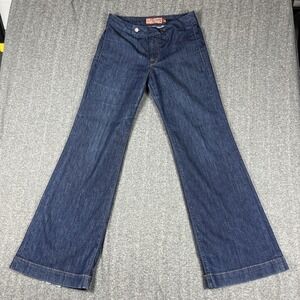 Lucky Brand Trouser Womens Jeans 6/28 Dark Wash Flare Bootcut 90s Made in USA